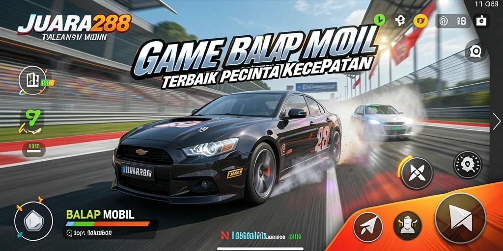 Tampilan antarmuka JUARA288 yang menarik dan intuitif untuk balapan.