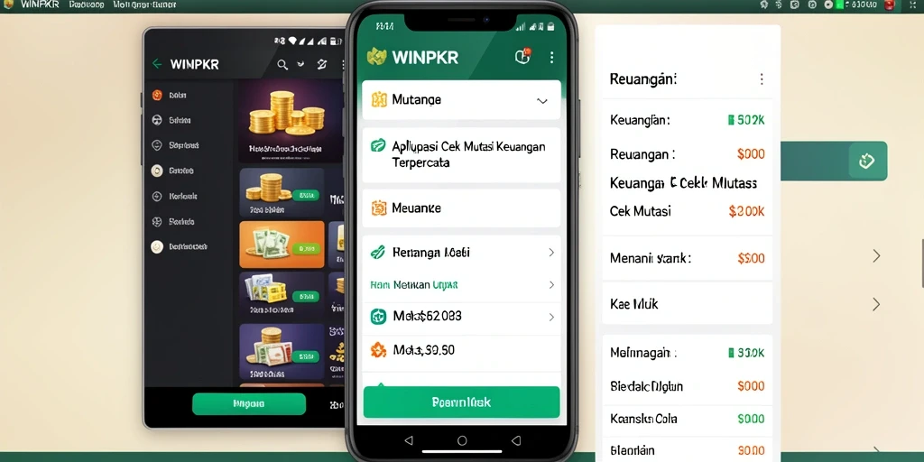 Tampilan antarmuka WINPKR yang memudahkan cek mutasi keuangan.